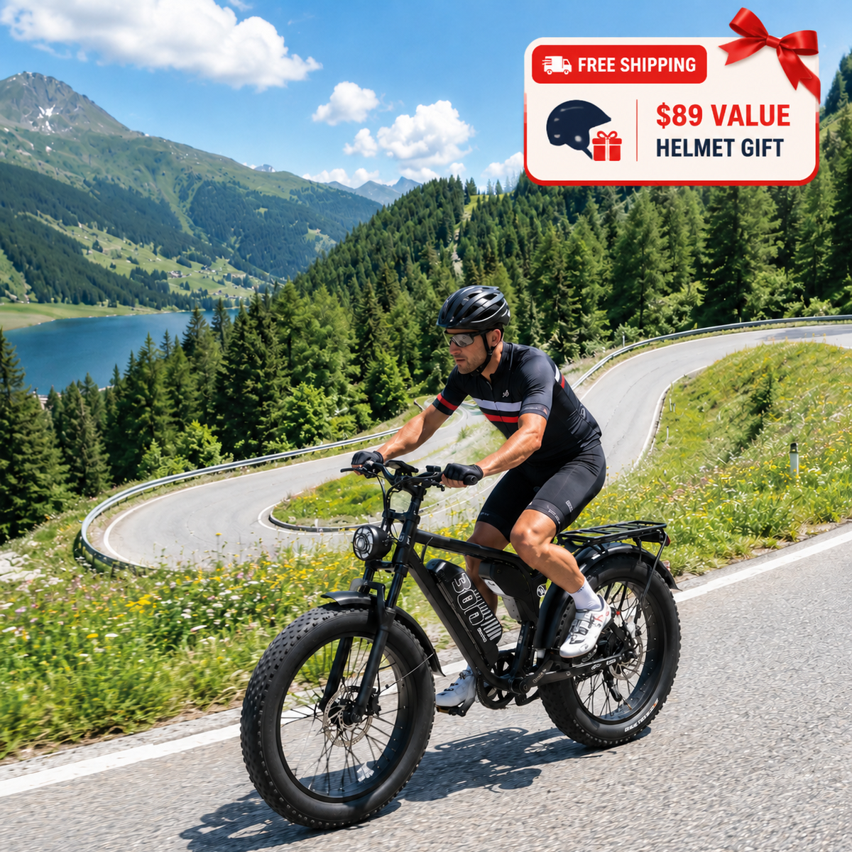 Eskute V300 Plus 48V 41.6Ah Dual Battery Electric Bike for Adults