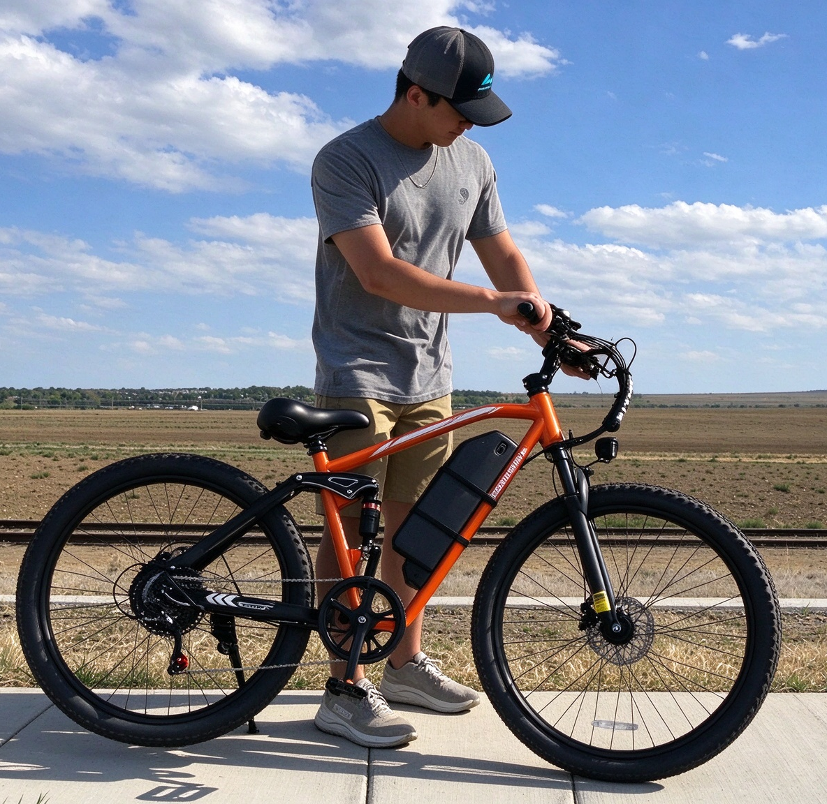 Eskute® M200F 27.5" Full Suspension Electric Bike